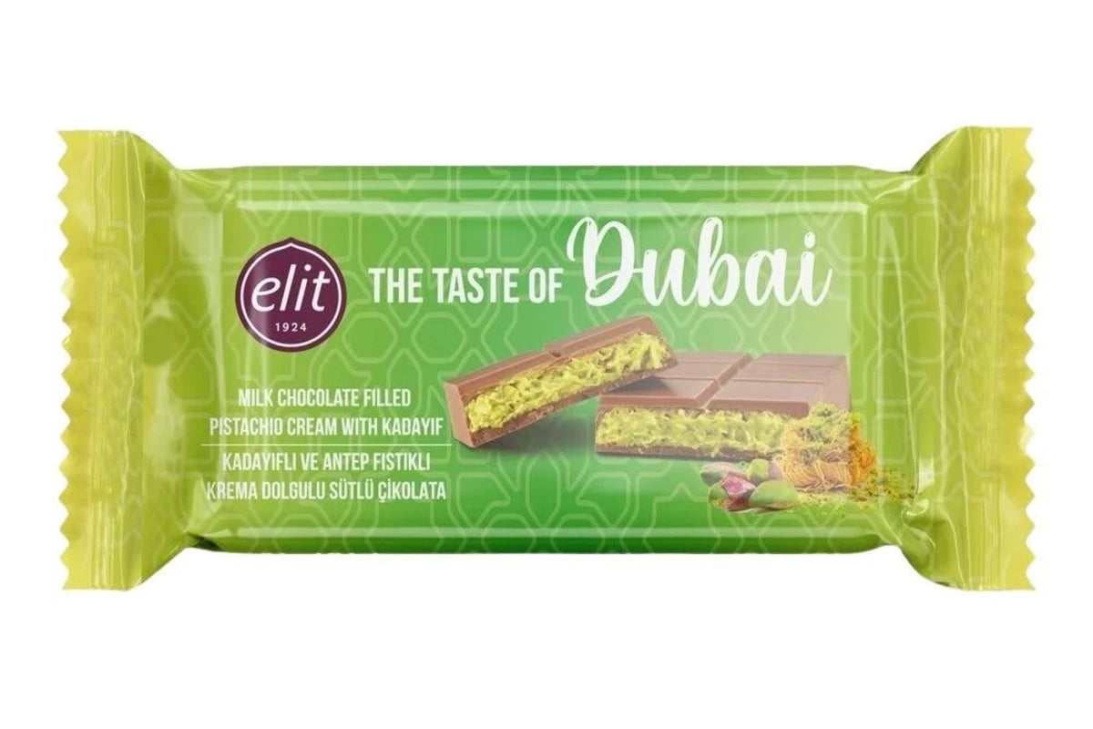 Elit Taste of Dubai Pistachio Chocolate Bar 90g