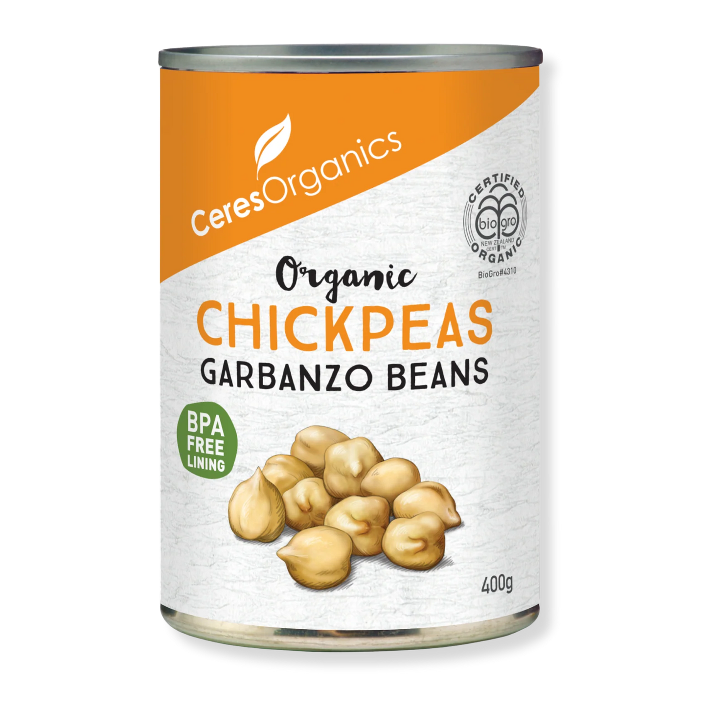 Ceres Organics Organic Chickpeas / Garbanzo Beans 400g