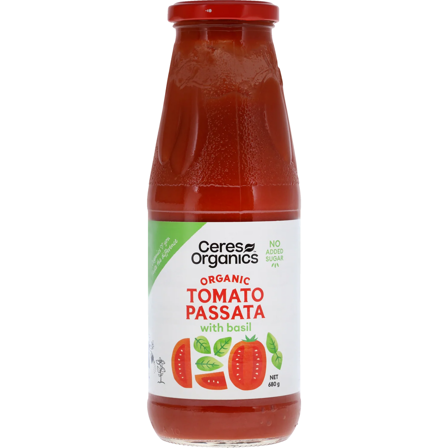 Ceres Organics Organic Tomato & Basil Passata 680g