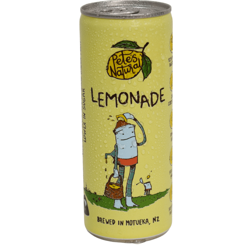 Pete's Natural Lemonade Can 250ml