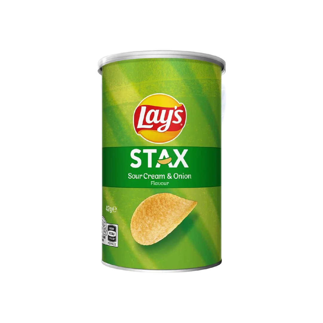 Lay's Stax Sour Cream & Onion Potato Chips 42g