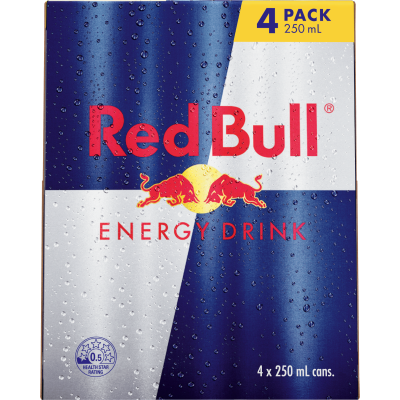 Red Bull Energy Drink 4 x 250ml