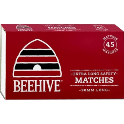 Beehive Extra Long 90mm Safety Matches 45pk