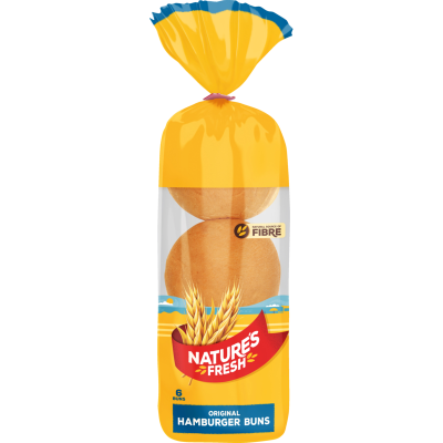 Nature's Fresh Original Hamburger Buns 6pk