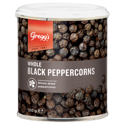Gregg's Black Peppercorns 100g