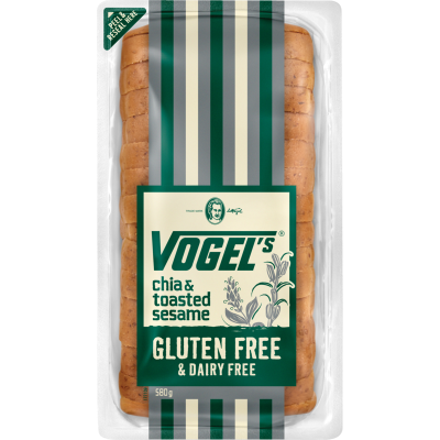 Vogel's Gluten Free Bread Chia & Toasted Sesame 580g