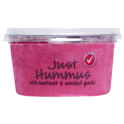 Just Hummus Beetroot & Roasted Garlic Hummus 175g