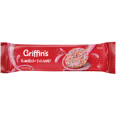 Griffin’s Hundreds & Thousands Biscuits 200g