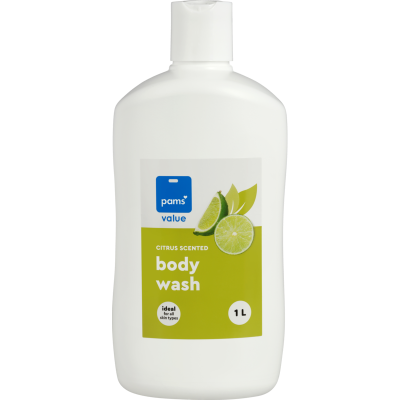 Pams Value Citrus Scented Body Wash 1L