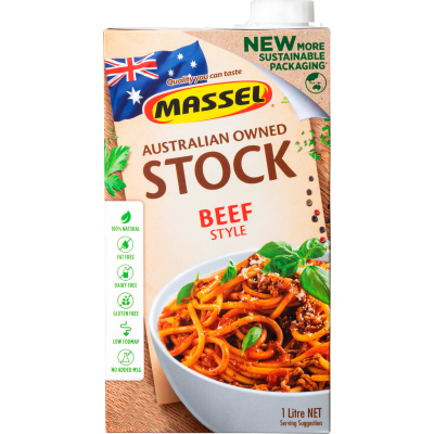 Massel Beef Style Stock Liquid 1L