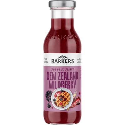 Barker's New Zealand Wildberry Dessert Sauce 335g