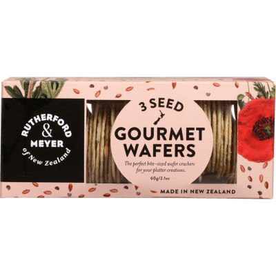Rutherford & Meyer 3 Seed Gourmet Wafers 60g