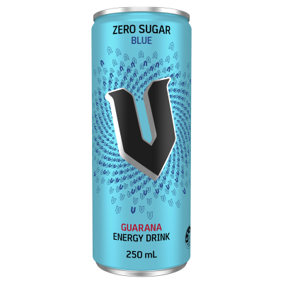 V Zero Sugar Blue Guarana Energy Drink 250ml
