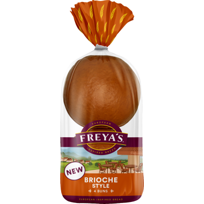 Freya's Brioche Style Buns 4 x 80g