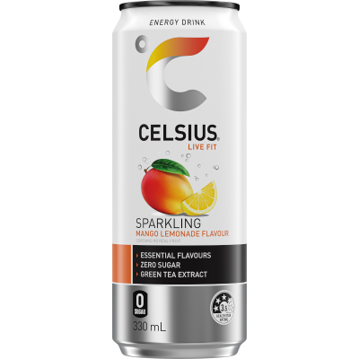 Celsius Mango Lemonade Flavour Energy Drink 330ml