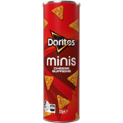 Doritos Minis Cheese Supreme Corn Chips 120g