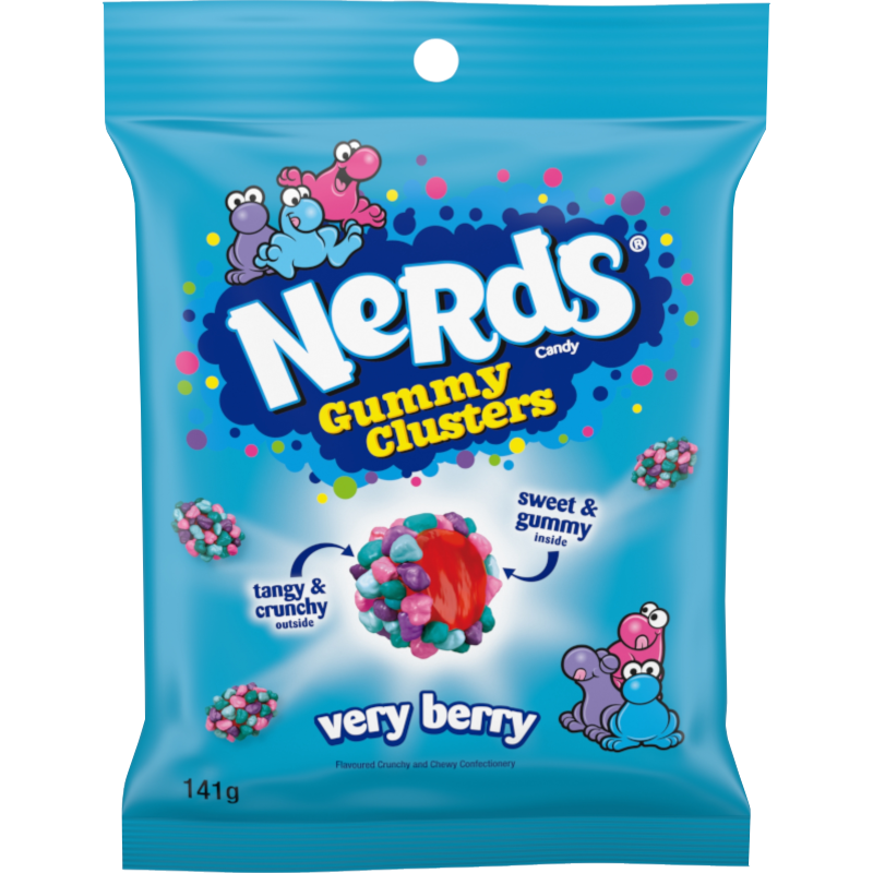 Nerds Very Berry Gummy Clusters 141g