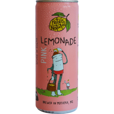 Pete's Natural Pink Lemonade 250ml
