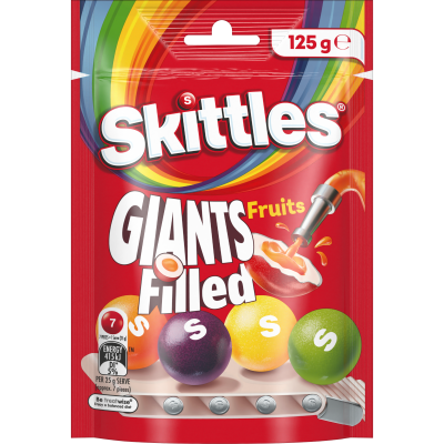 Skittles Giants Filled Fruits 125g