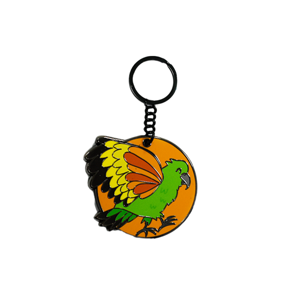 Moana Rd Kevin The Kea Enamel Keyring