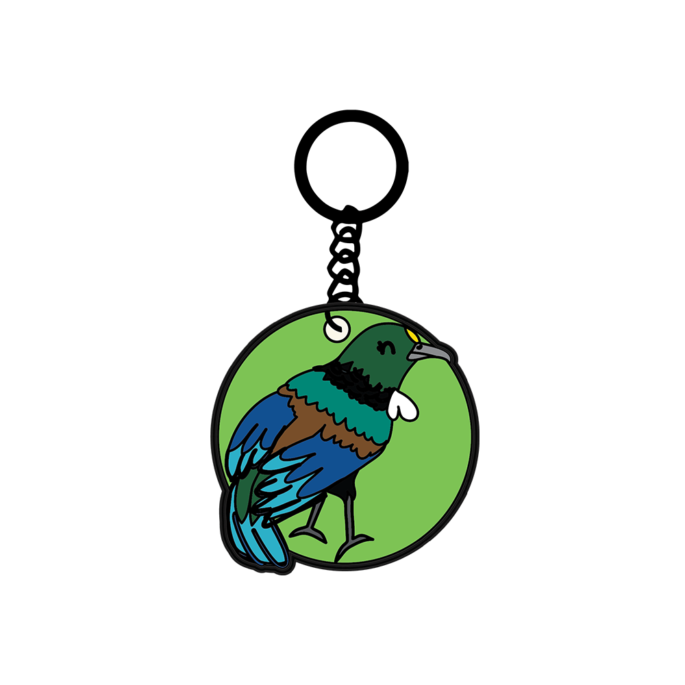 Moana Rd Tia The Tūī Enamel Keyring