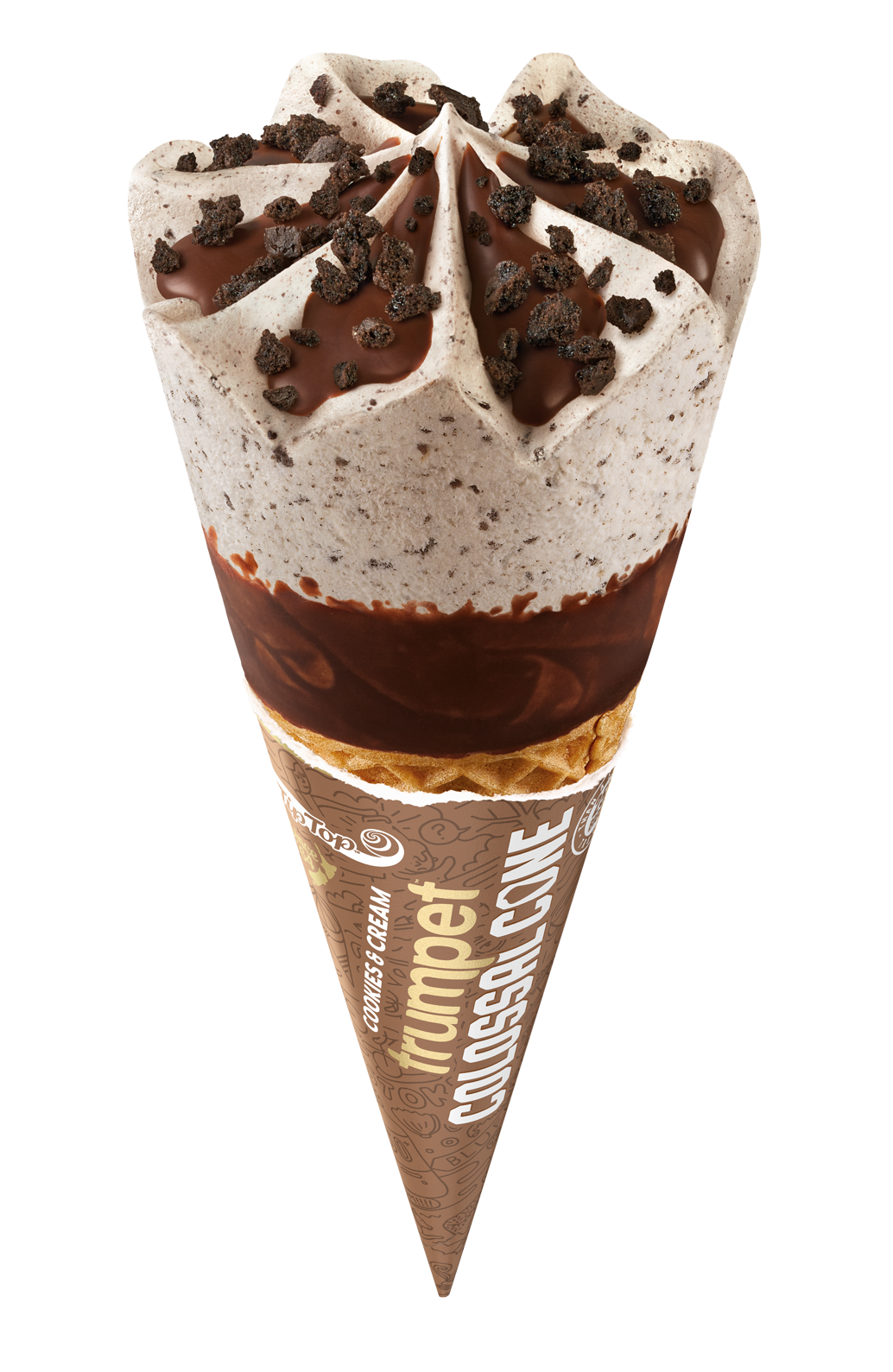 Colossal Cone Cookies & Cream Ice Cream