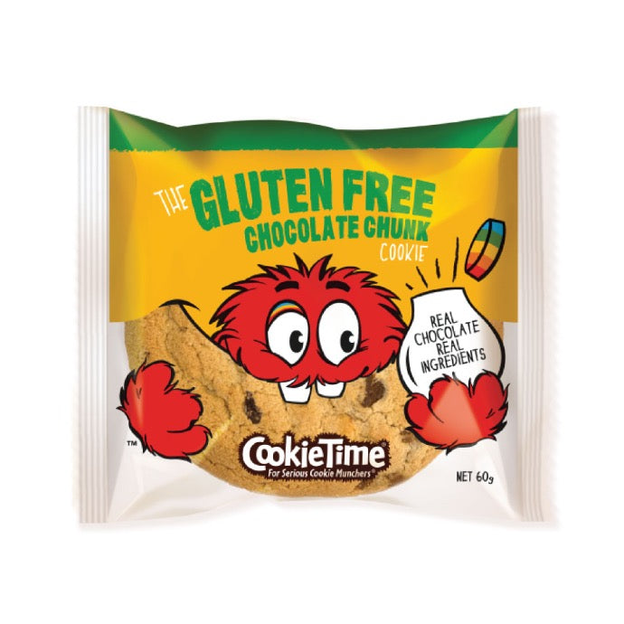 CookieTime Gluten Free Chocolate Chunk Cookie 60g