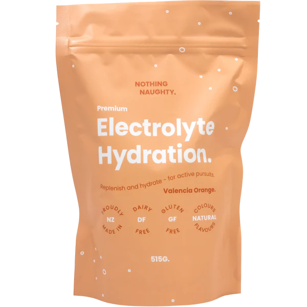 Nothing Naughty Electrolyte Hydration Powder 515g - Valencia Orange