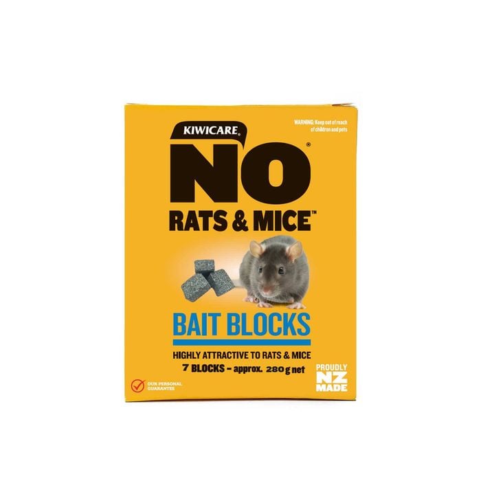 Kiwicare NO Rats and Mice Weatherproof Blocks 280g