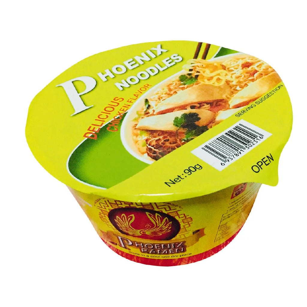 Phoenix Ramen Noodles Delicious Chicken Flavor 90g