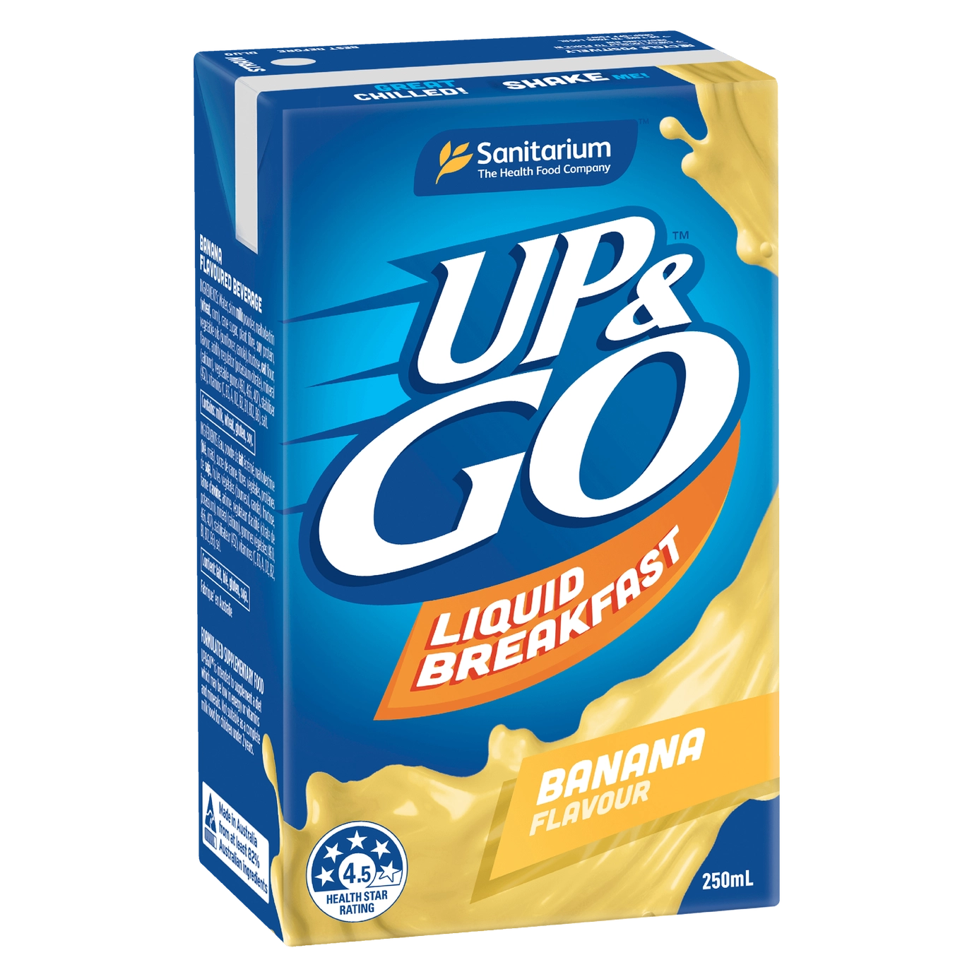 Sanitarium Up & Go Banana Flavour Liquid Breakfast 250ml