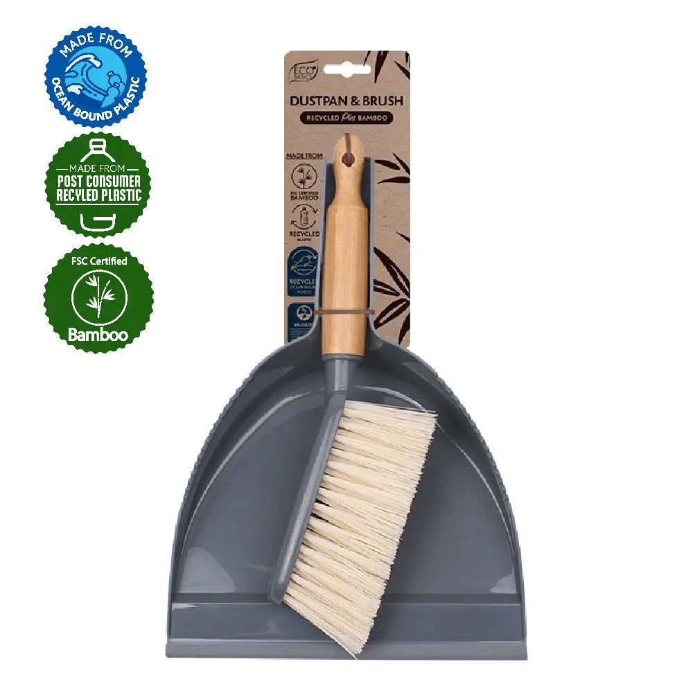 Eco Basics Dust Pan & Brush Set