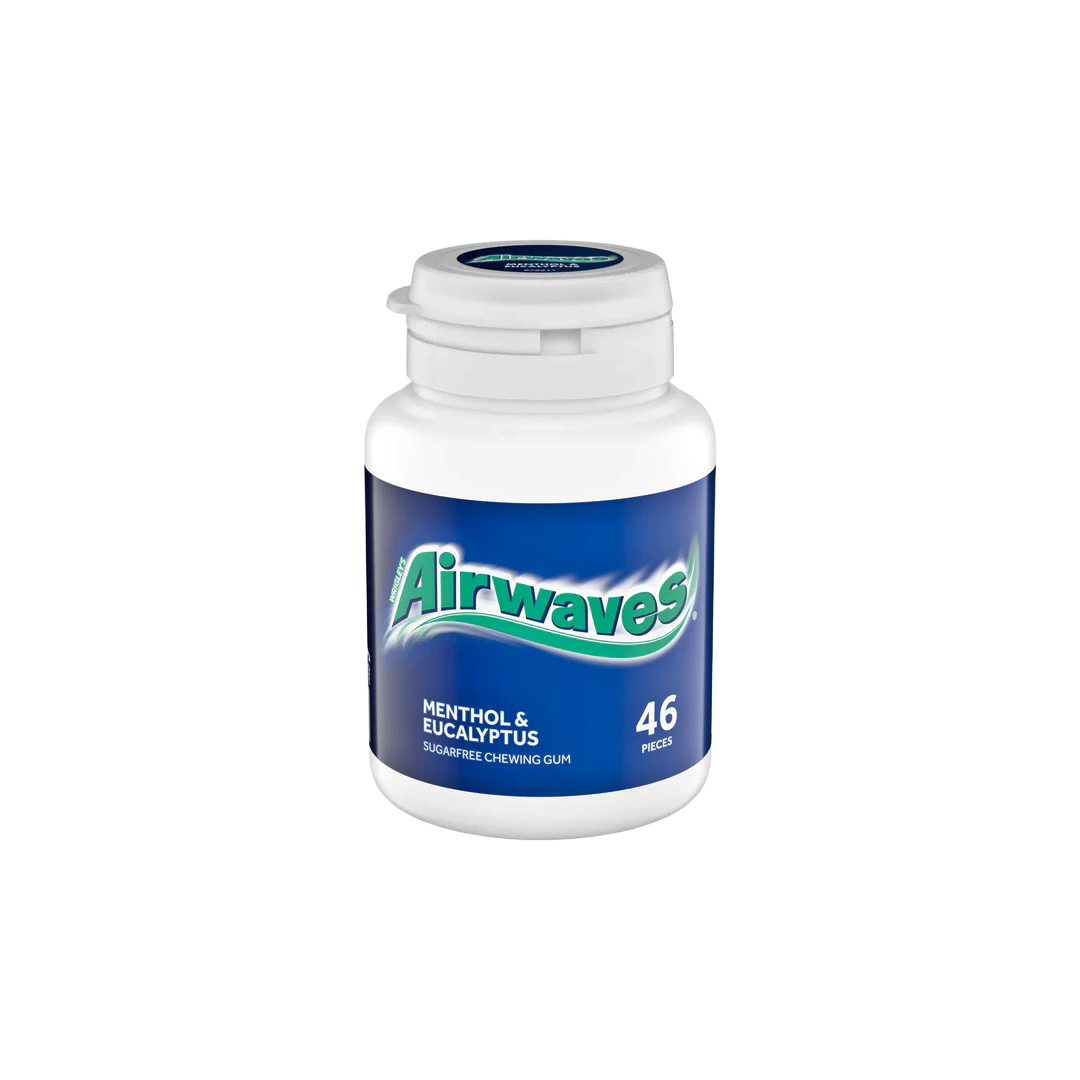 Airwaves Menthol & Eucalyptus Sugar Free Chewing Gum 46pk
