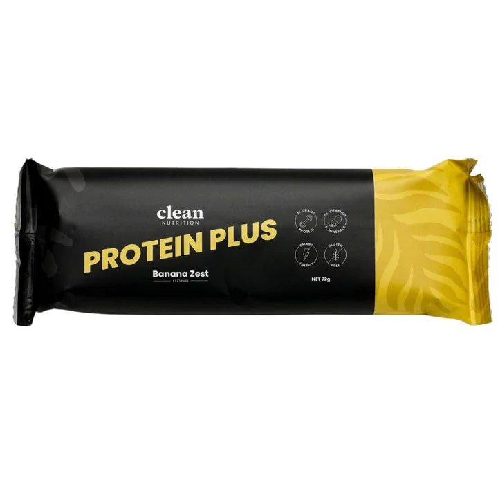 Clean Nutrition Banana Zest Protein Plus Bar 72g