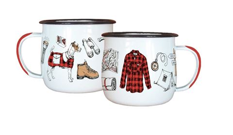Wolfkamp & Stone Tramping Enamel Mug