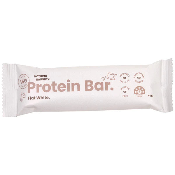 Nothing Naughty Flat White Protein Bar 40g