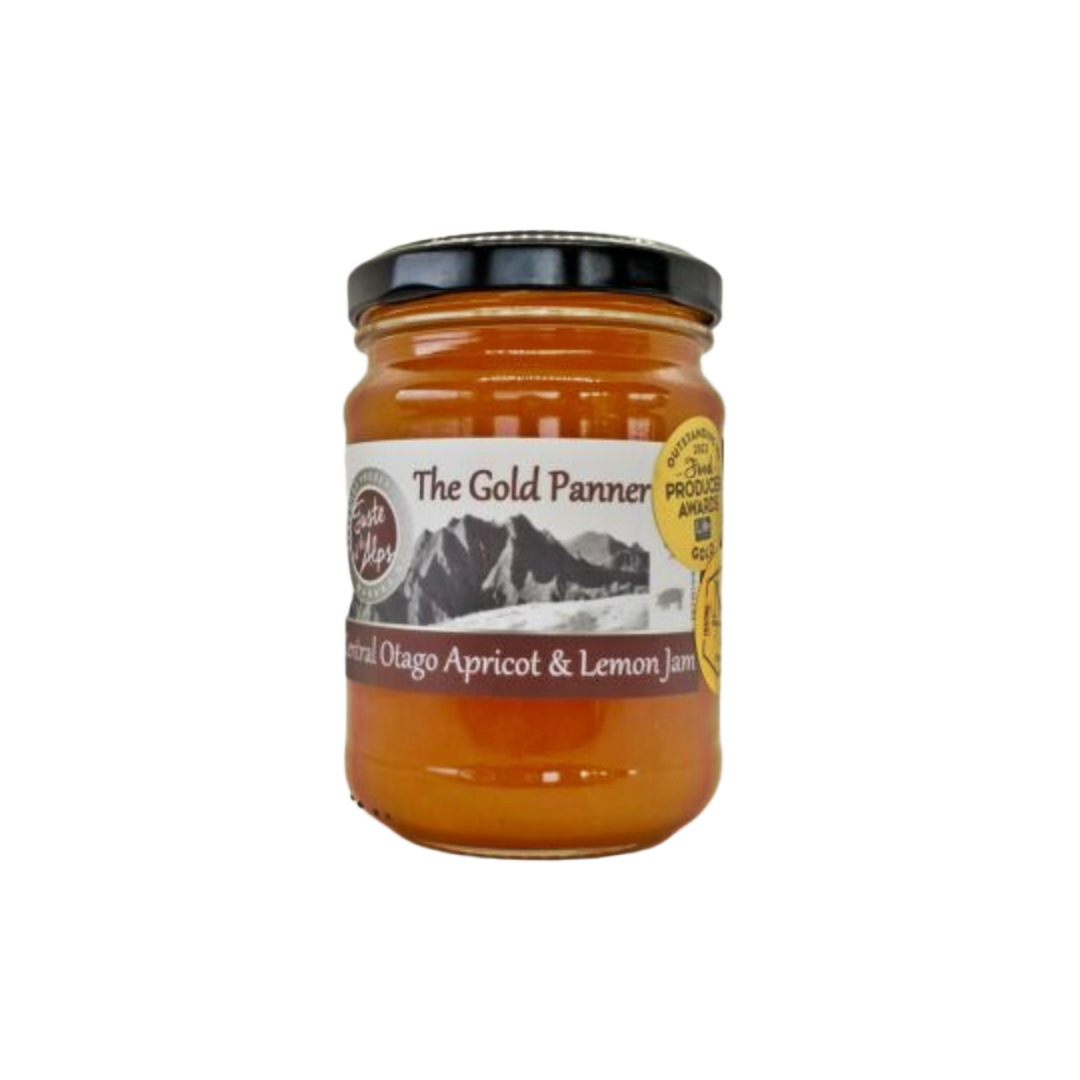 Taste of the Alps - The Gold Panner Central Otago Apricot & Lemon Jam 290g