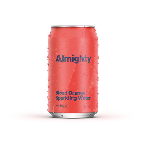 Almighty Blood Orange Sparkling Water 330ml