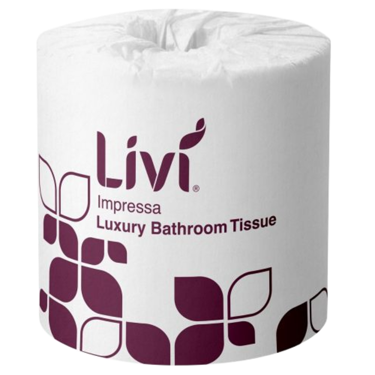 Livi Impressa Bathroom 2-Ply Toilet Roll