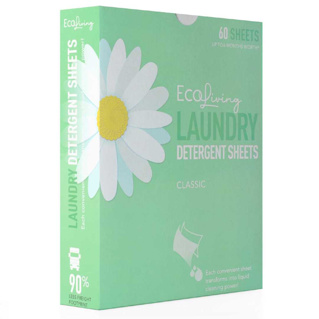 EcoLiving Laundry Detergent Sheets Floral 60pk