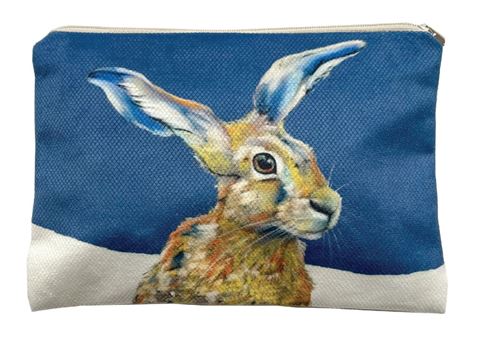 Little Dog Laughed - Sweet William Hare - Zip Pouch