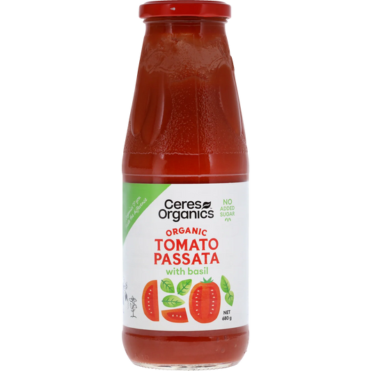 Ceres Organics Organic Tomato & Basil Passata 680g