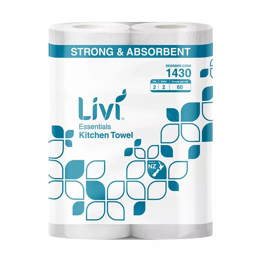 Livi Essentials Kitchen Towel 2pk