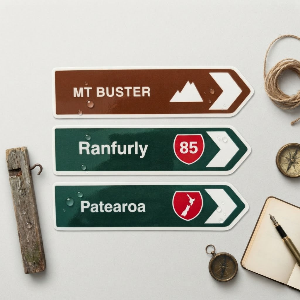 Māniatoto Road Sign Magnets