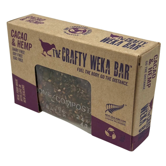 The Crafty Weka Cacao & Hemp 75g Bar