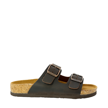 Leather Hīkoi Sandals with Cork Sole