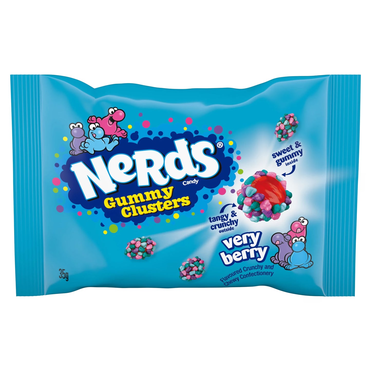 Nerds Very Berry Gummy Clusters 35g Pouch