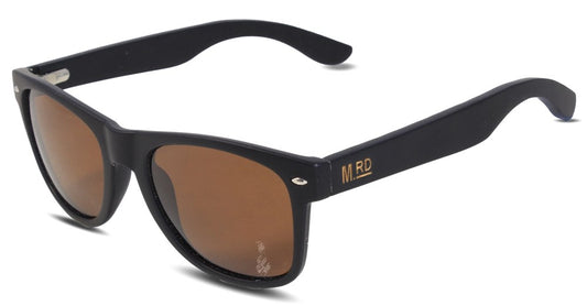 50/50s Black Sunglasses with Brown Lens