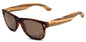 50/50s Sunglasses - Tortoise Shell Frames with Striped Arms