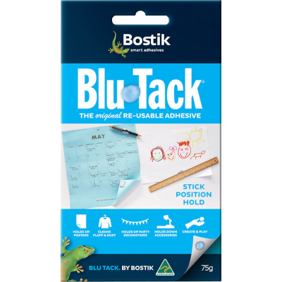 Bostik Blu Tack Removable Adhesive 75g